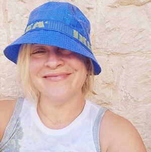 Ikea Knorva‎ Blue Bucket Hat D12
